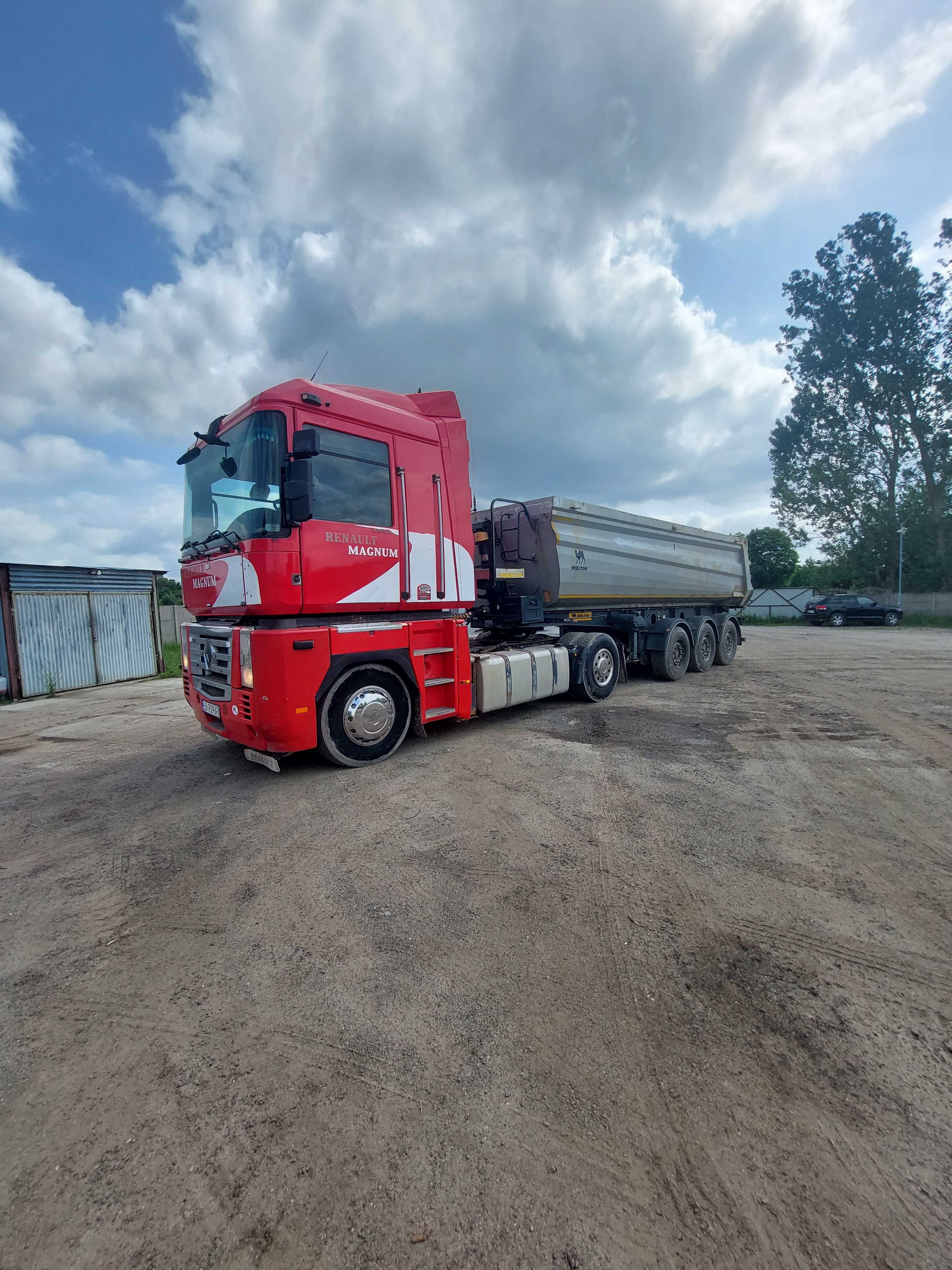 Renault Magnum 460 dxi zestaw wywrotka