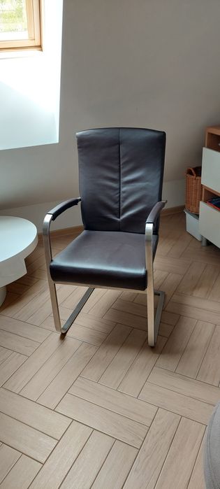 Fotel krzesło skóra
