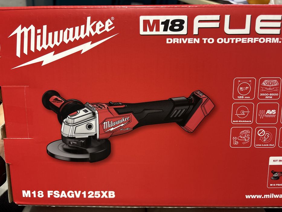 Milwaukee M18 FUEL™ FSAGV125XB-0  szlifierka kątowa 125 mm