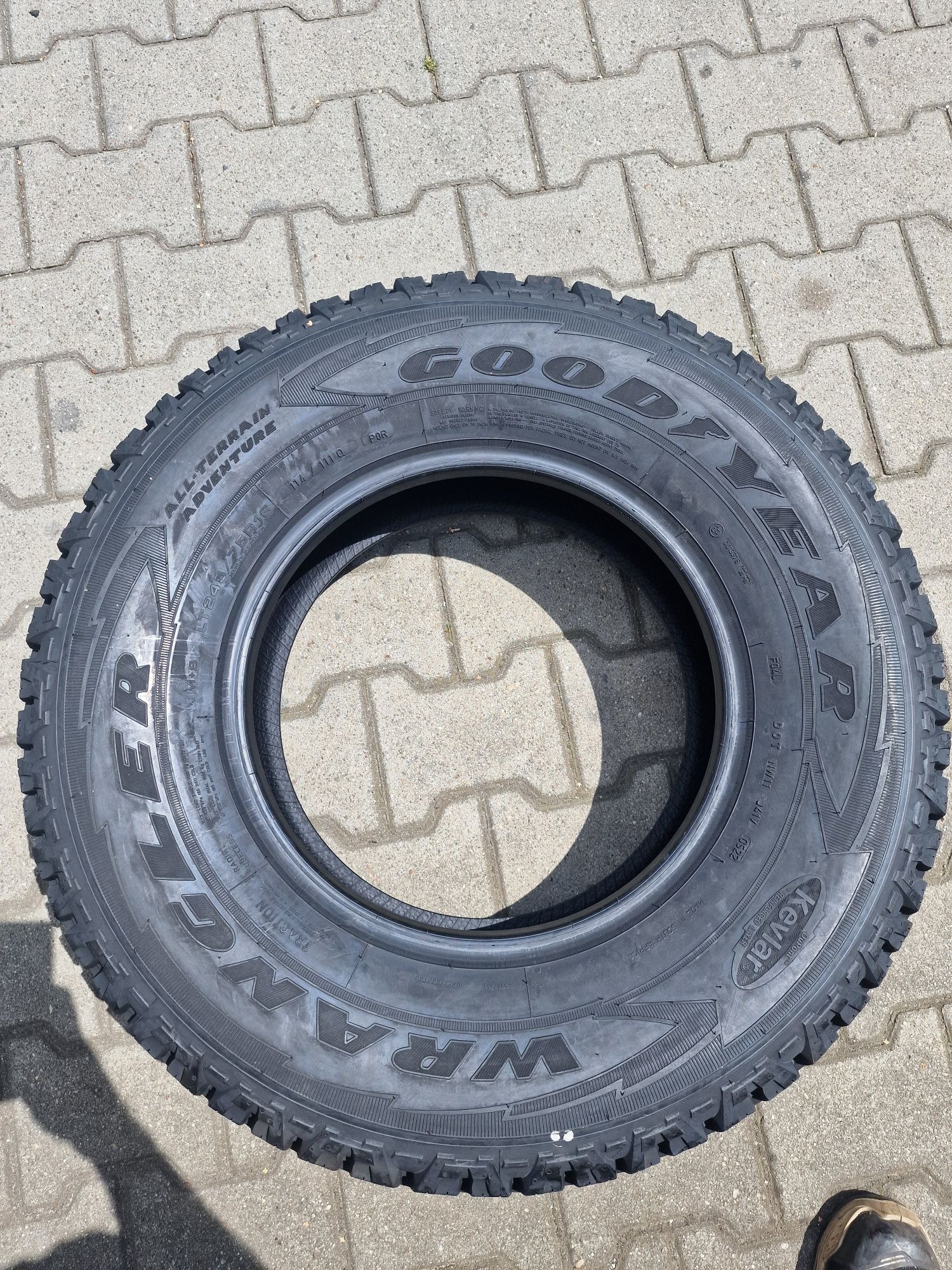 Opony terenowe 245/75r16 goodyear