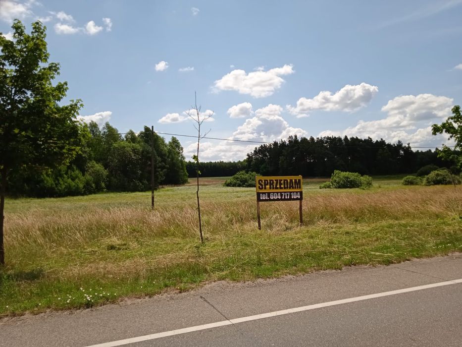 Atrakcyjna  działka , przy drodze krajowej 22 Czersk Starogard