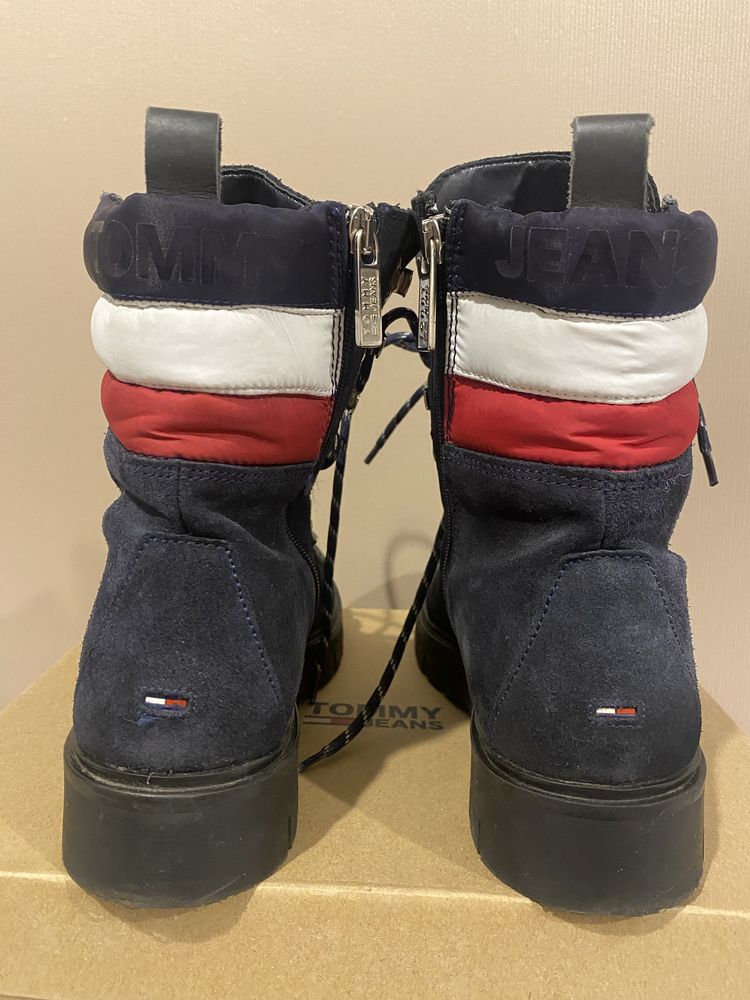 Ботинки TOMMY JEANS 41 cині замша