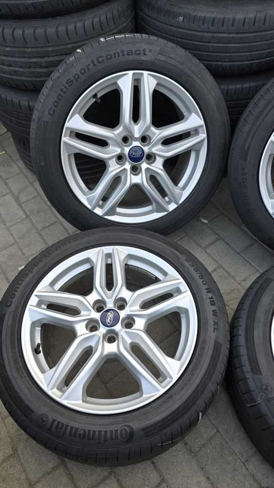 Felgi 18 Ford Kuga 5x108 ET55 + opony letnie na sezon