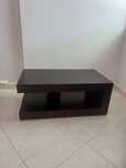 Mesa de apoio castanho escuro
