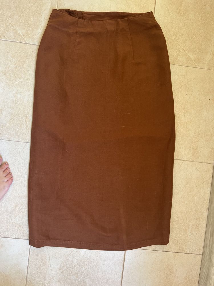 Спідниця з льоном Zara