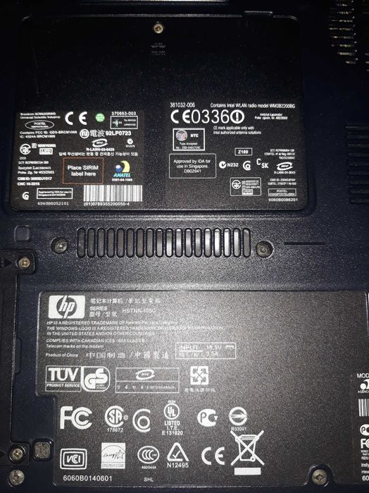 Portátil HP compak