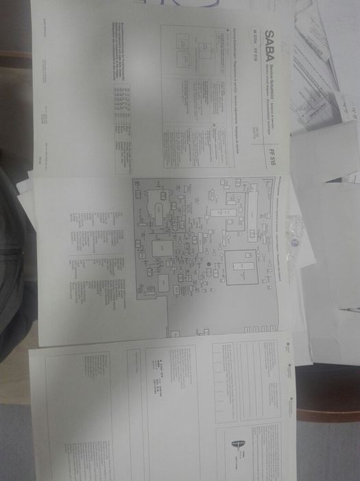 Manual com esquema (diagrama) eletrico de TV