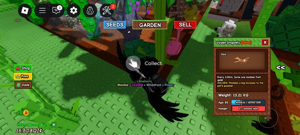 Grow a garden golden df 85 lvl