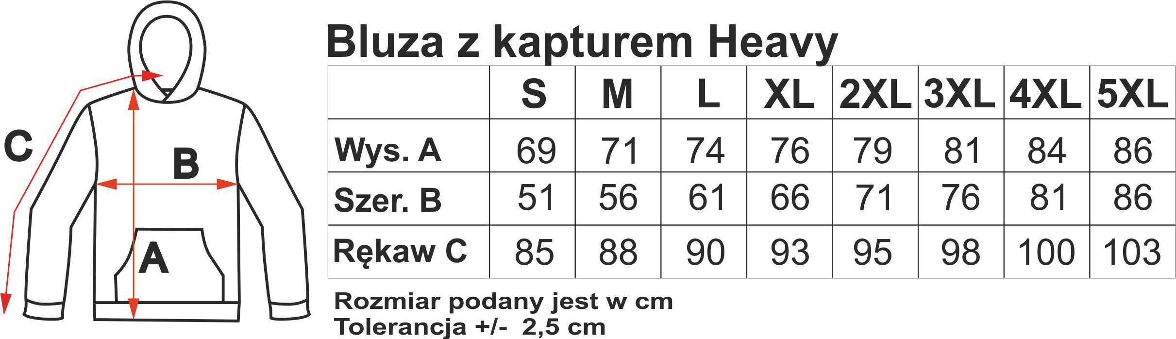 Bluza z kapturem GILDAN Heavy Blend granatowa S