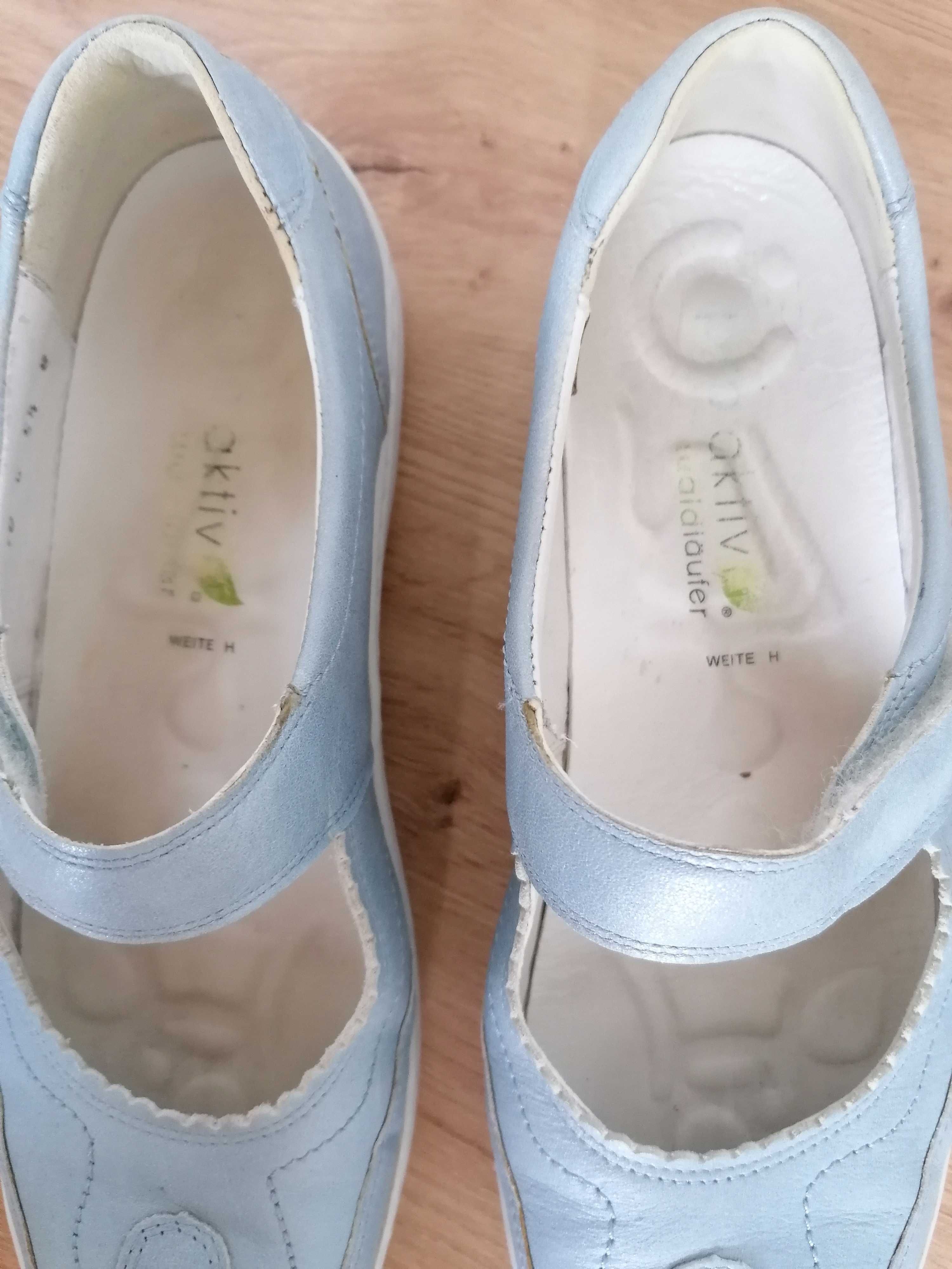 Buty Waldlaufer rozmiar 38 / 39 półbuty damskie wiosna lato skóra