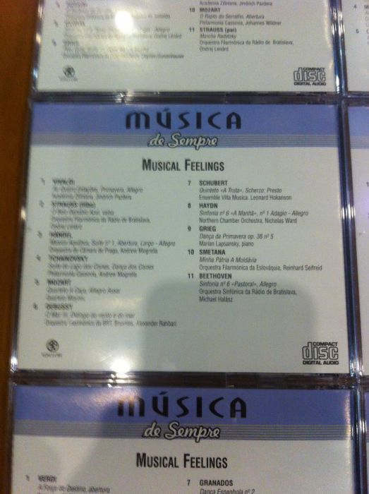 Conjunto de 6 CDS de Musica Classica