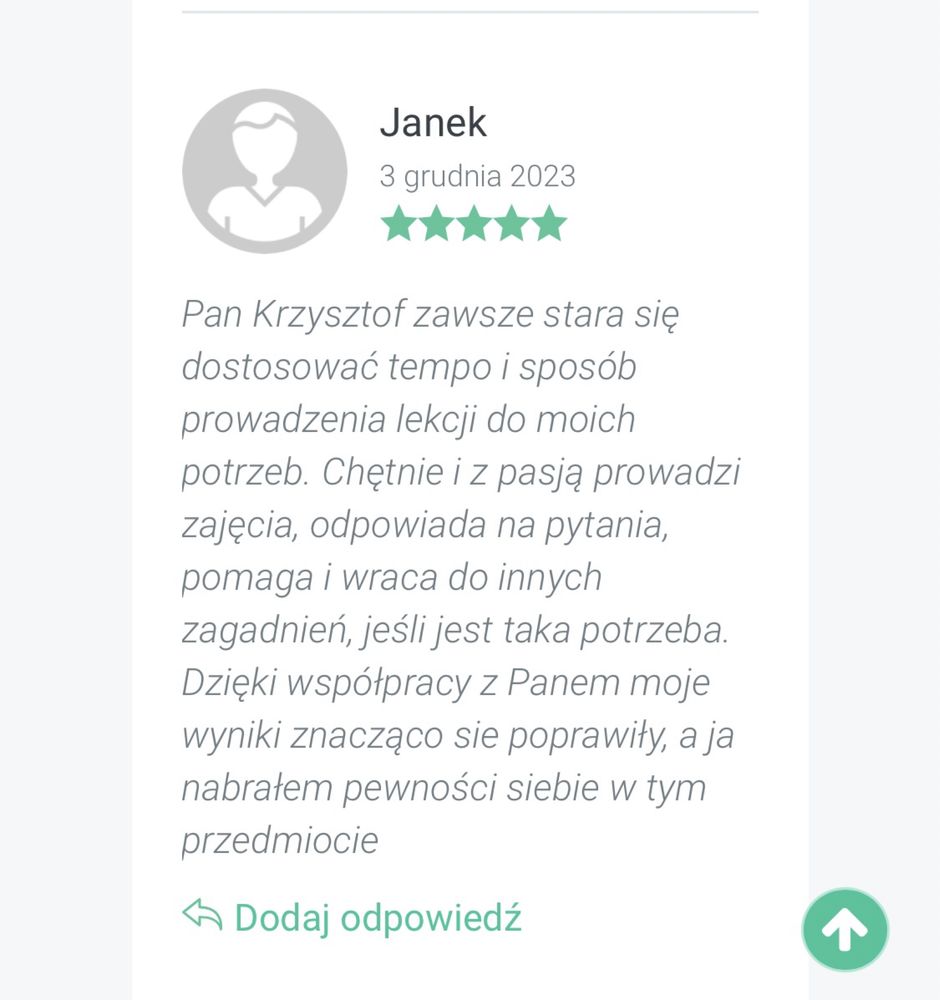 Korepetycje chemia stacjonarnie/online/dojazd szkoła podstawowa/liceum