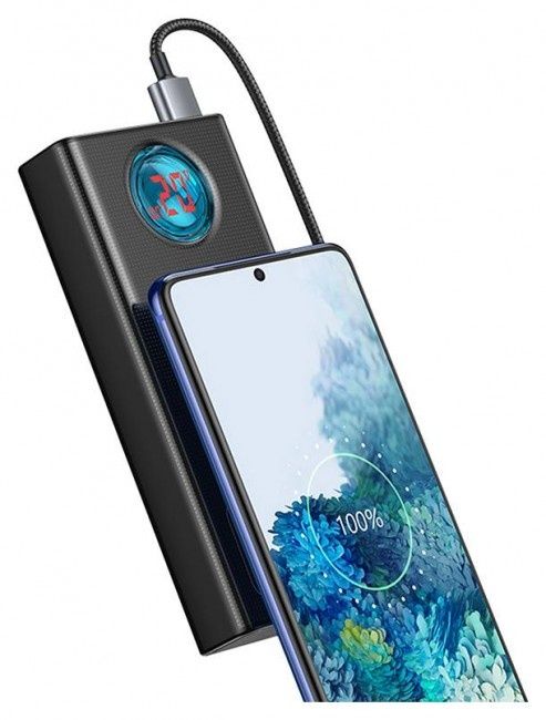 Павербанк Baseus amblight 65W 30000 mha чорний