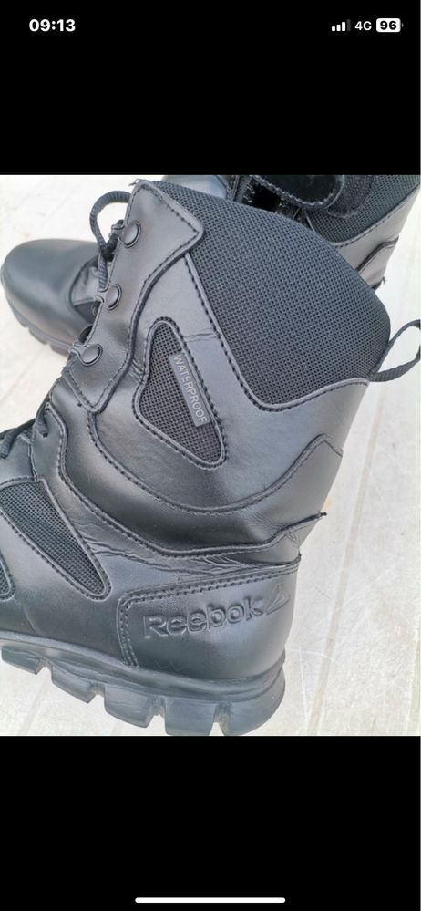 Botas Rebook Militares Fecho Lateral