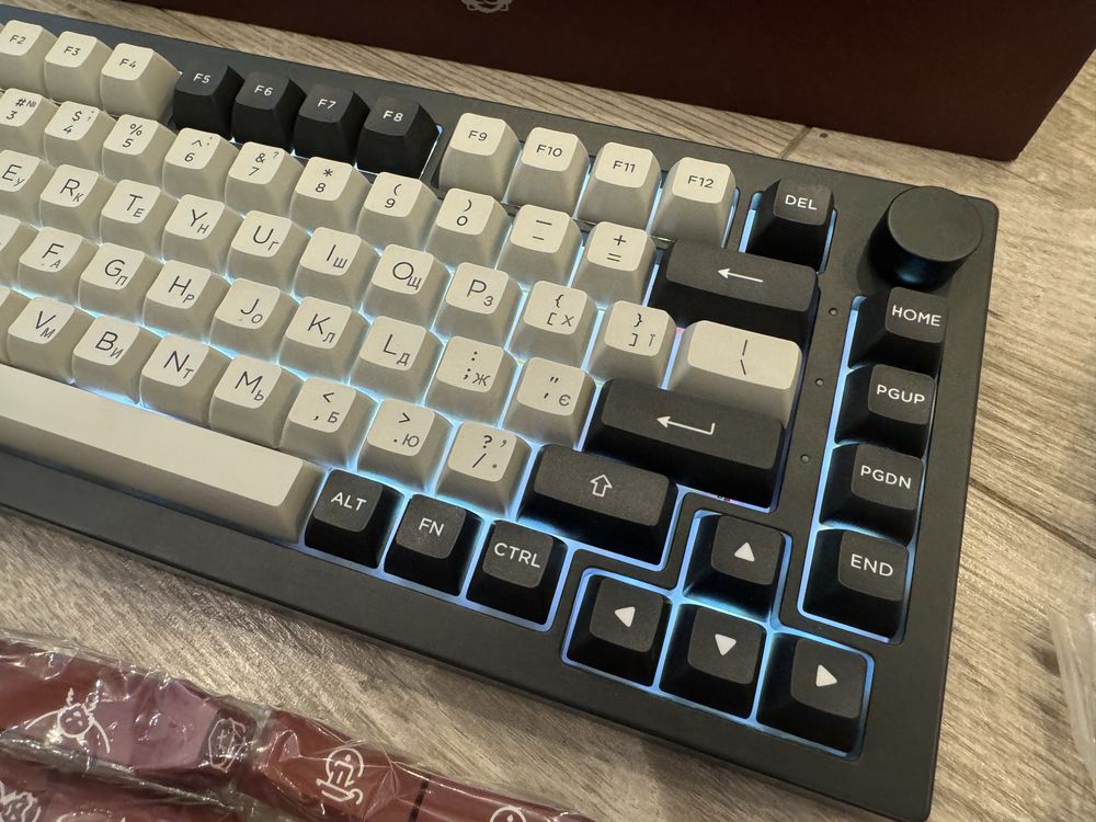 Клавиатура игровая AKKO 5075B plus dracula V3 Yellow