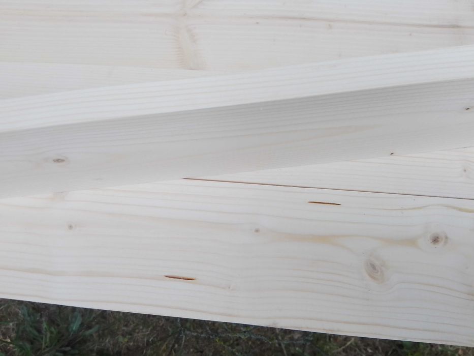 Świerk  Deska heblowana 120x9x2 cm nowa, sucha