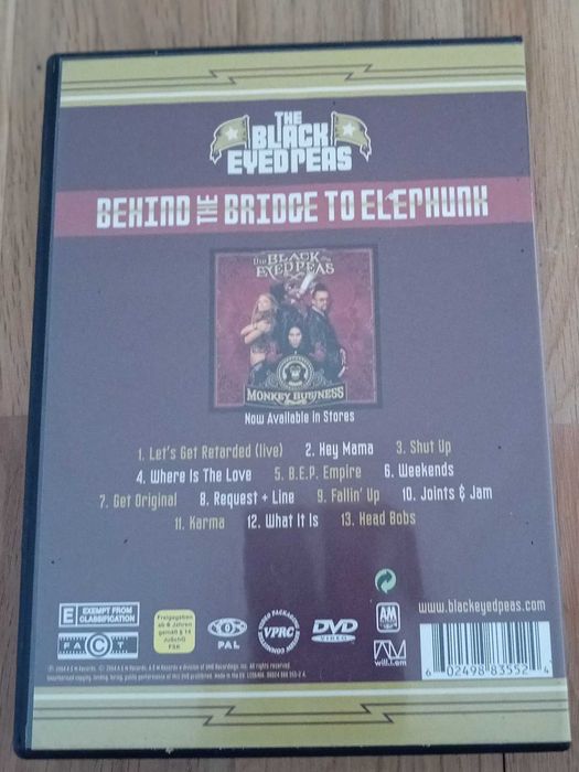 DVD Black Eyed Peas - Behind The Bridge To Elephunk