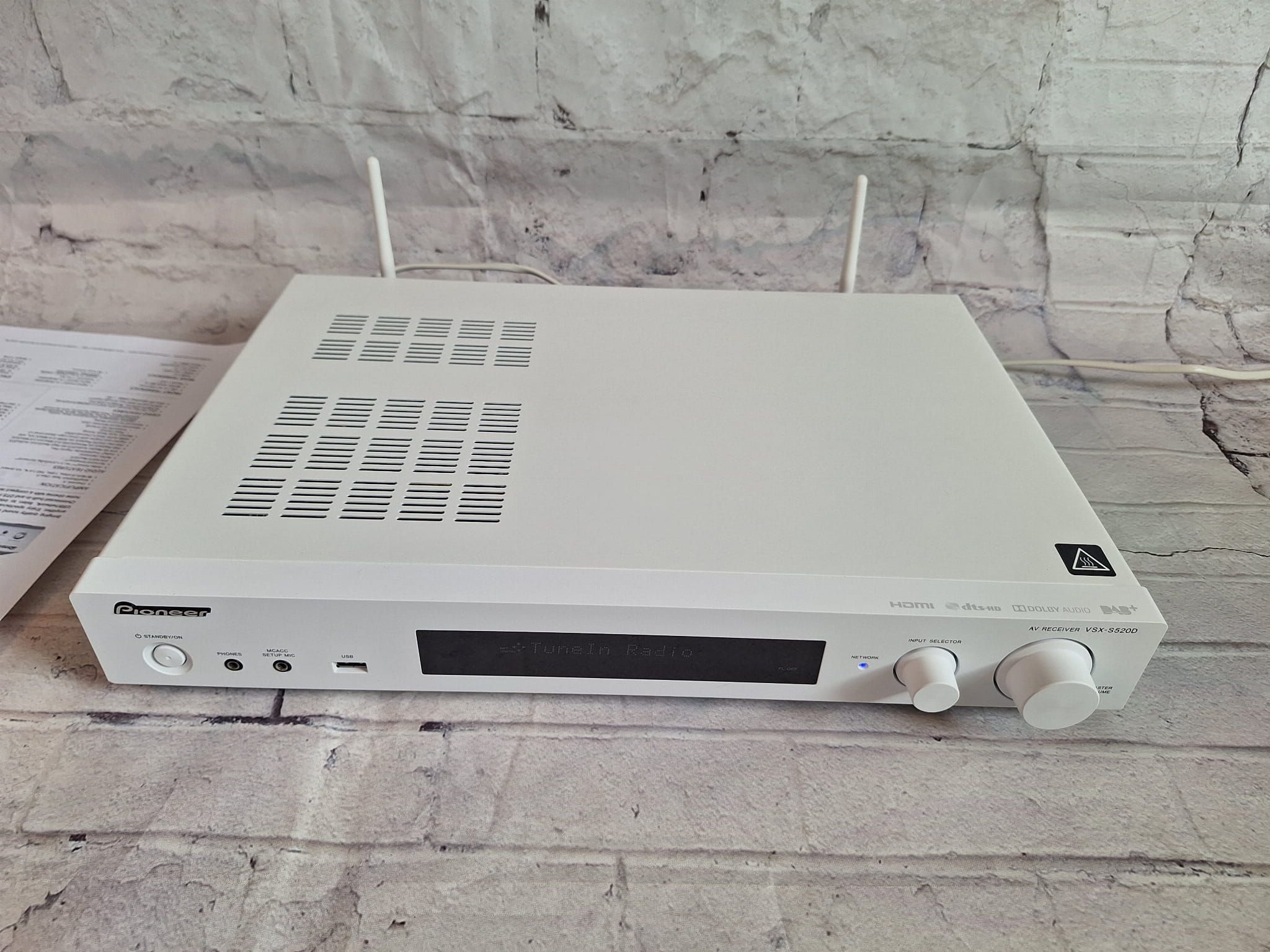5.1 Pioneer VSX-S520D Wi-Fi BT 4K60p HDR Hi-Res Audio Spotify