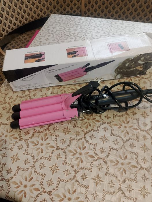 Потрійна плойка для волосся