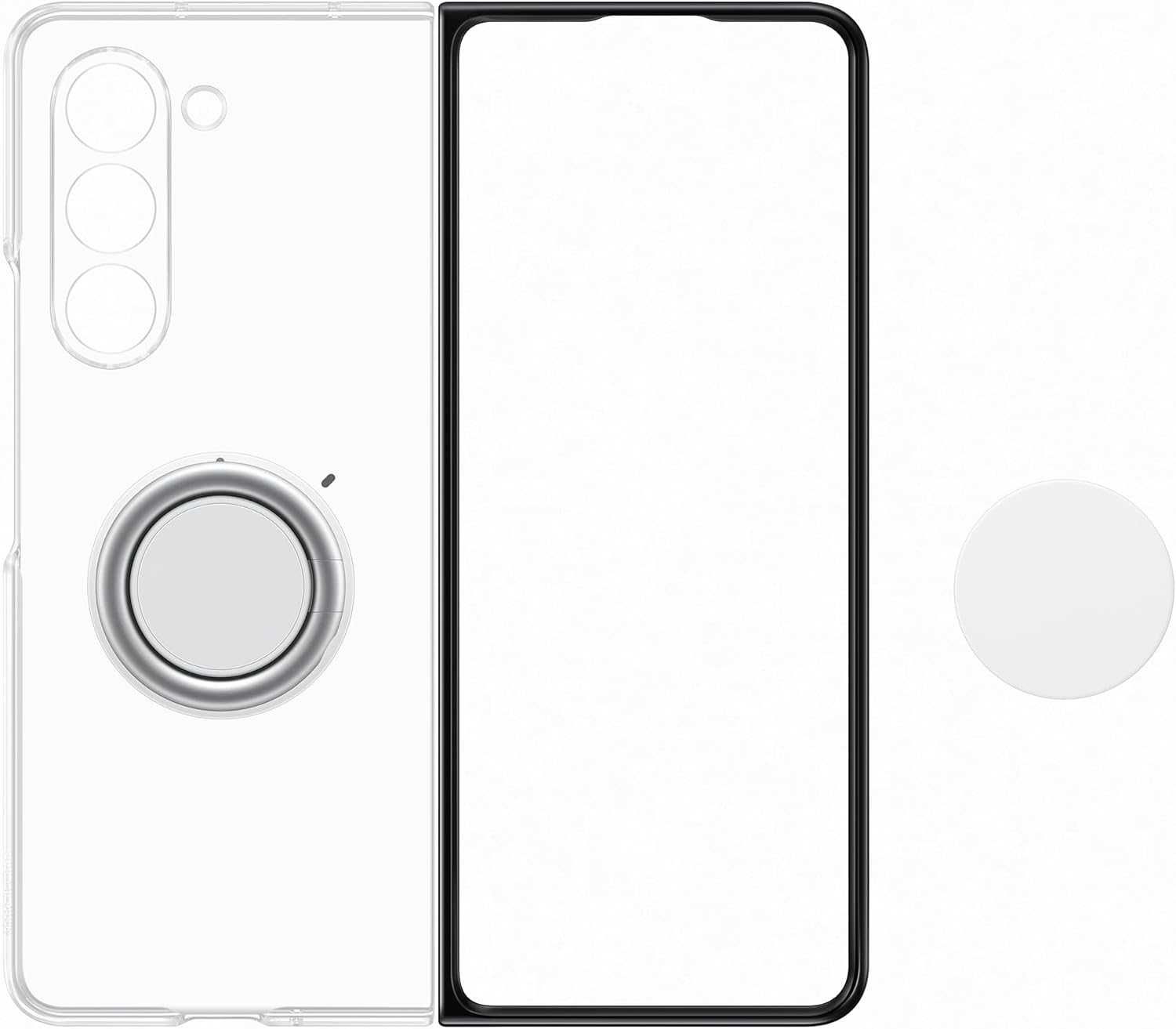 Оригинальные фирменный чехол Samsung Galaxy Z Fold 5 Clear Gadget Case