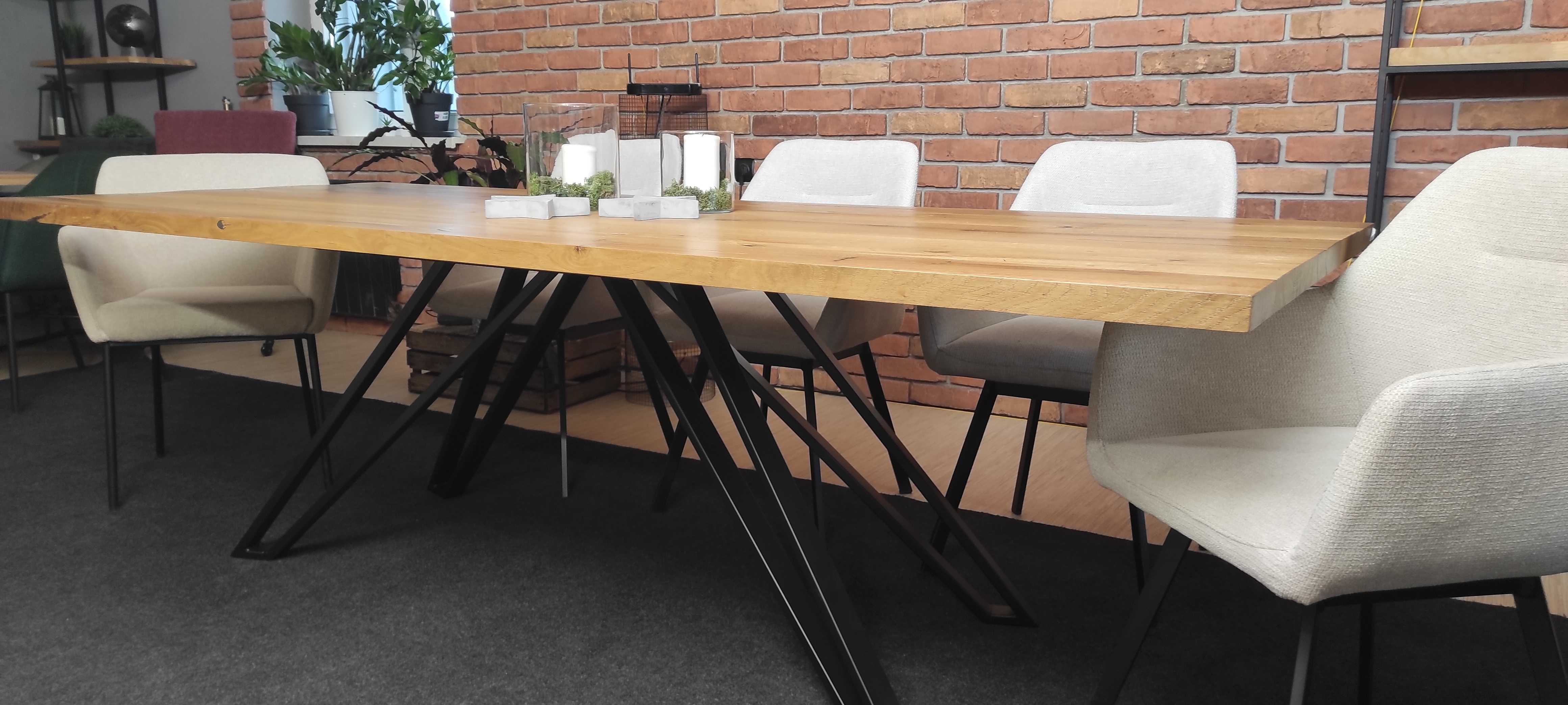 stół lity dąb 240x100 producent dostępny od ręki