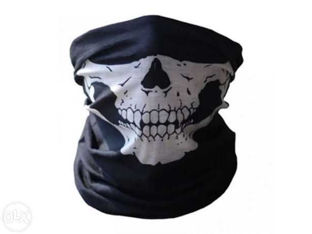 Lenço máscara militar caveira motard paintball balaclava bandana skull