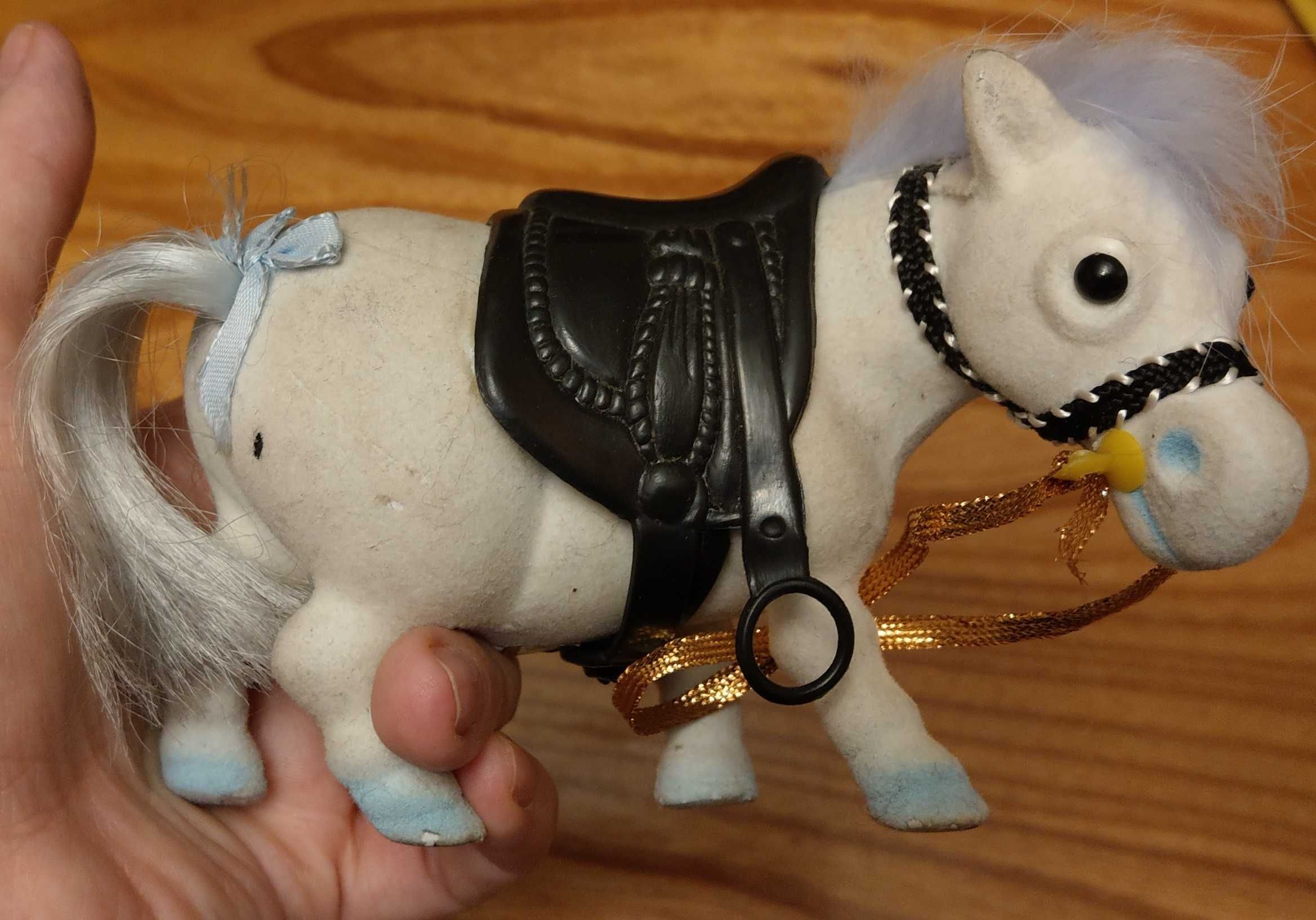 My little pony biały kucyk zabawka figurka siodło farma wysyłka