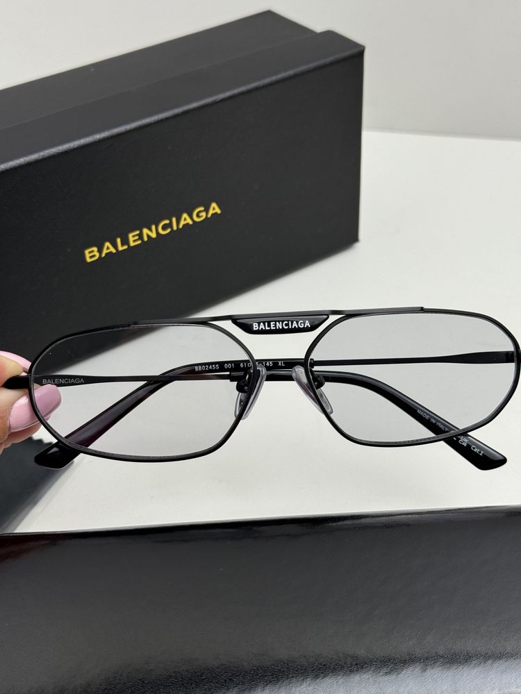Окуляри balenciaga сонцезахисні імеджеві сіра лінза