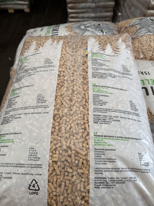 Pellet Premium Ryś Sosnowy En Plus A1 Skład Opału Stojadła