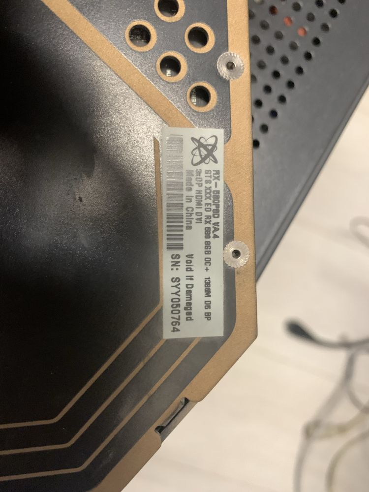 Видеокаота (відеокарта) XFX RX580 8GB JDDR5