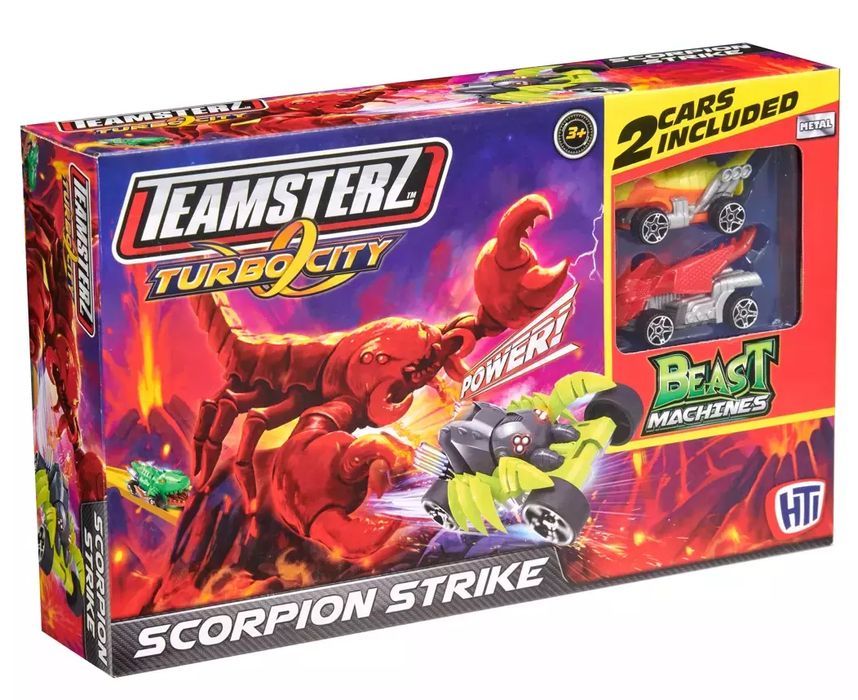 Teamsterz Beast Machines tor Atak skorpiona + 2 autka. TEAMSTERZ