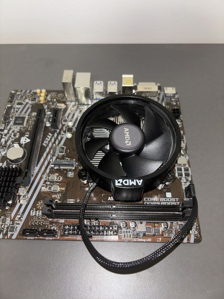 Plyta glowna MSI A520M-A PRO z procesorem