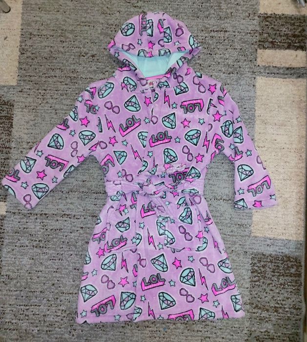 Махровый халат LOL (Оригинал), 6-7 лет