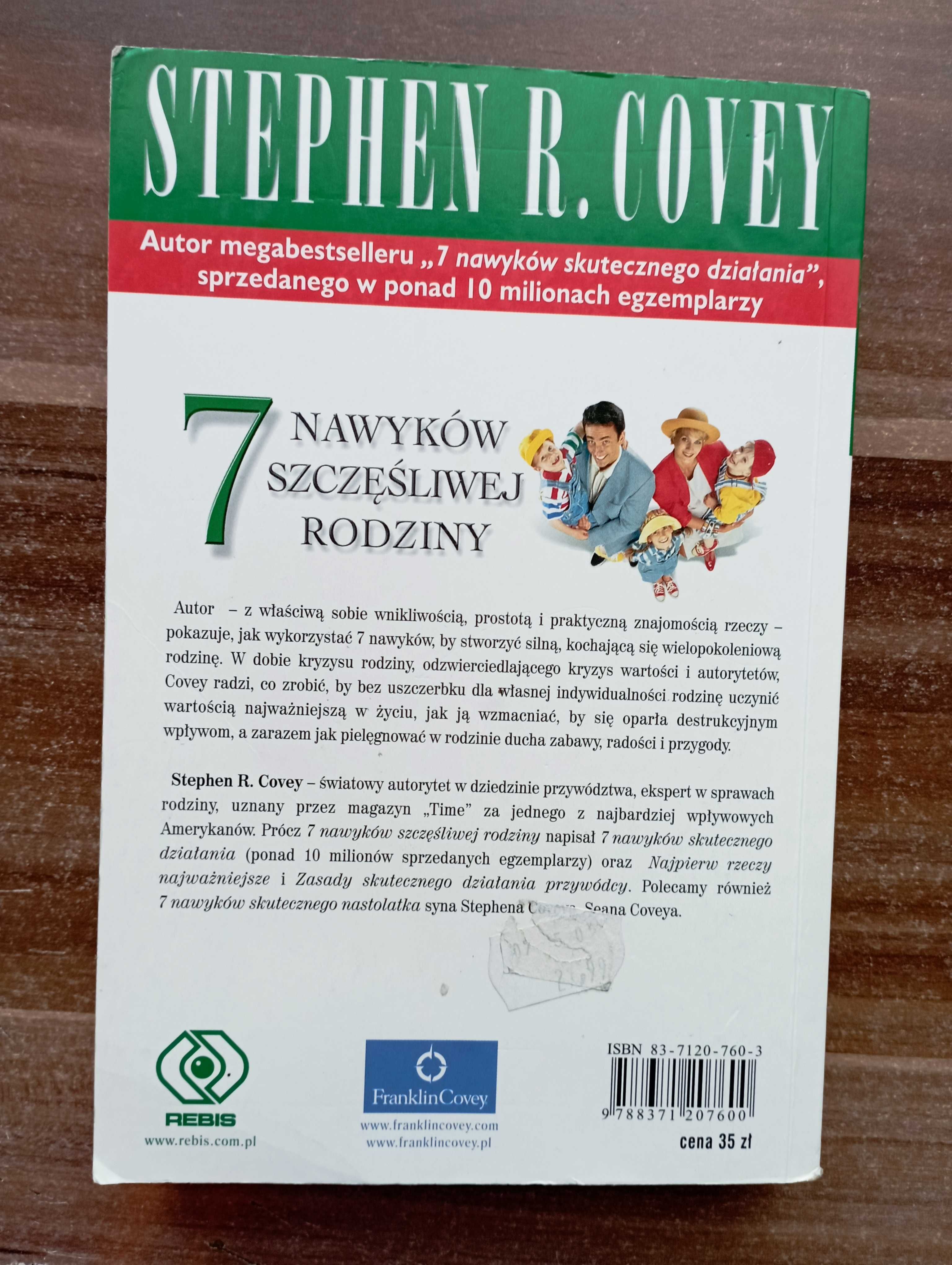 7 nawyków szczęśliwej rodziny Stephen Covey