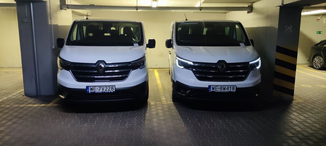 BFM CAR RENTAL Wynajem bus 9 osobowy/ 9 miejscowy Renault Trafic