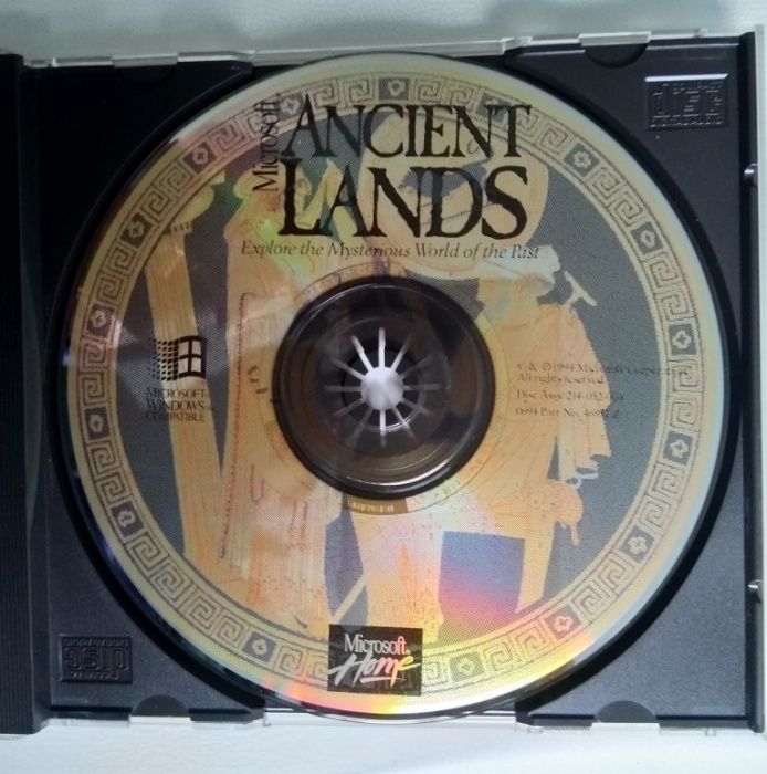 CD Rom - Microsoft Ancient Lands – Viagem a terras ancestrais