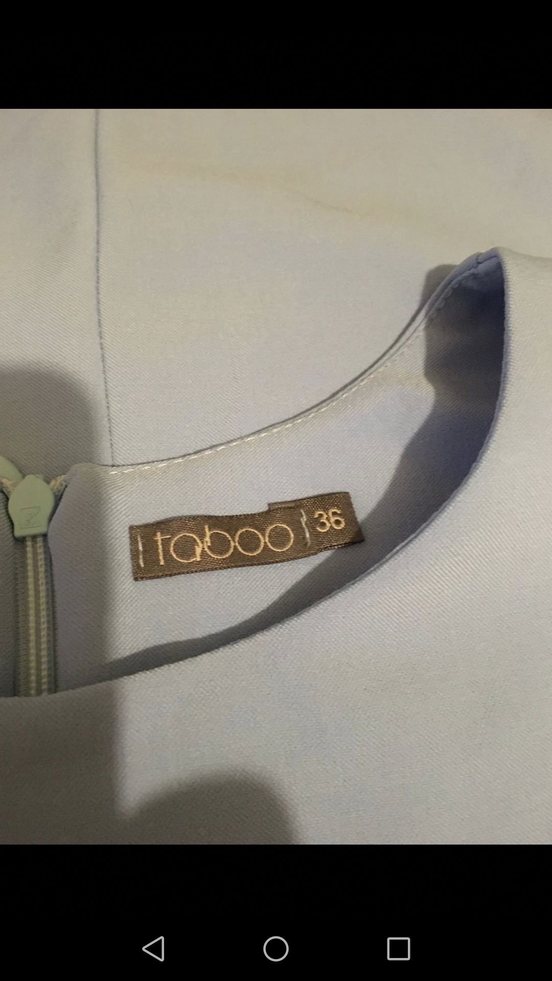 Błękitna sukienka TABOO