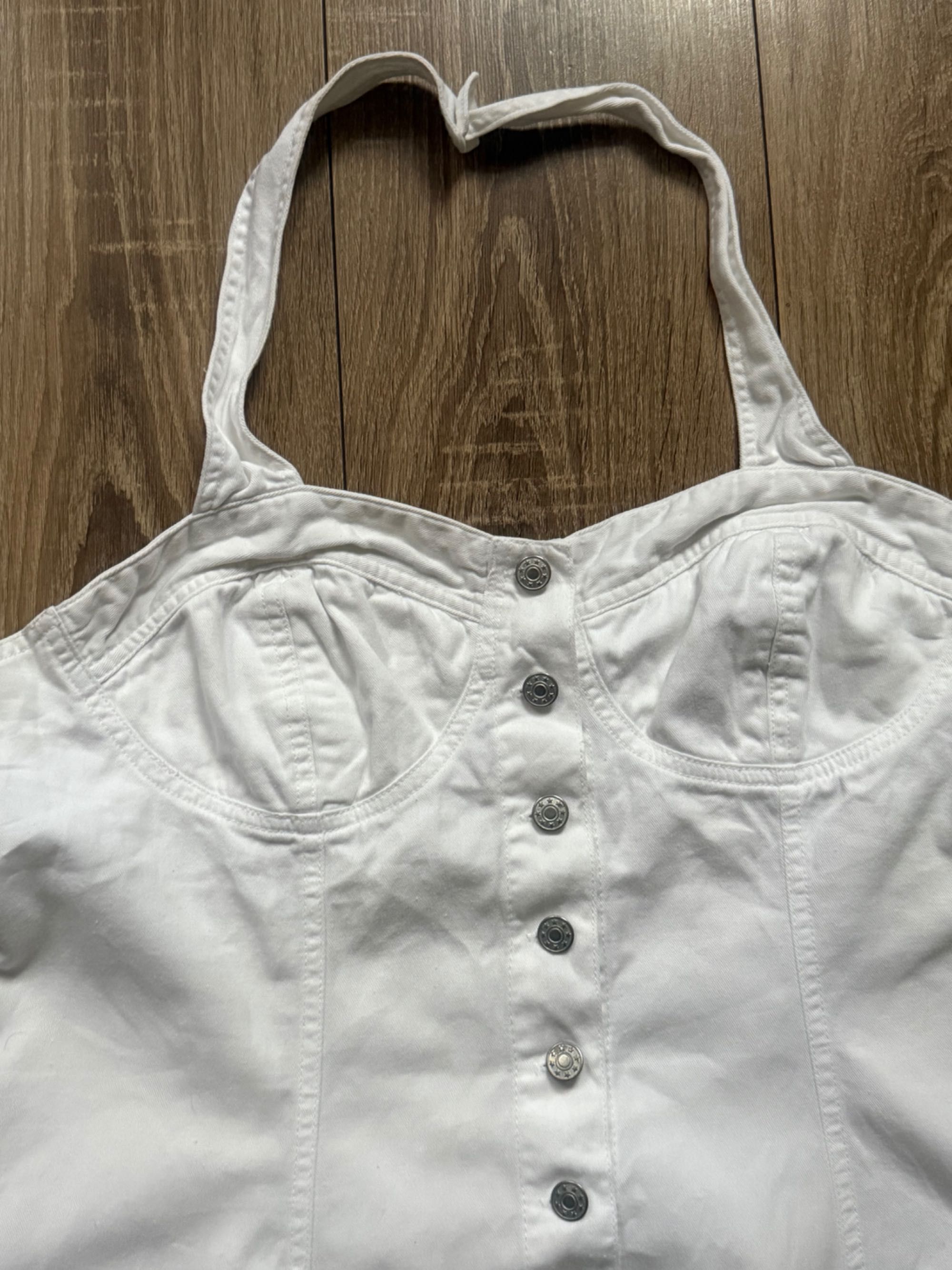 Sukienka Mango – rozpinana sukienka letnia midi, rozmiar 42