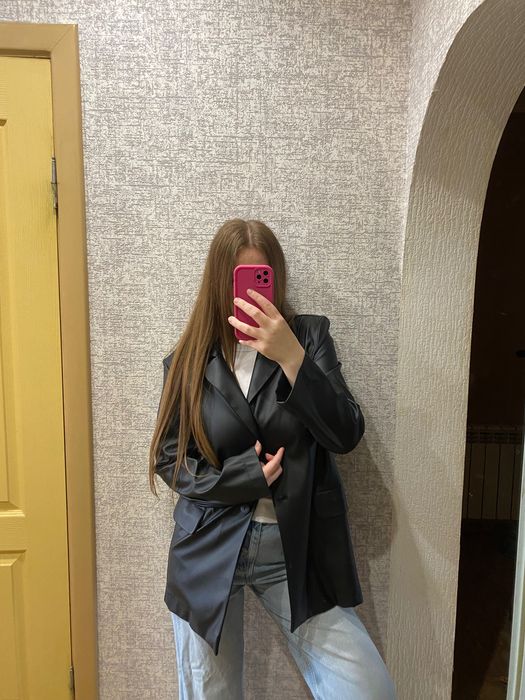 Піджак з еко шкіри