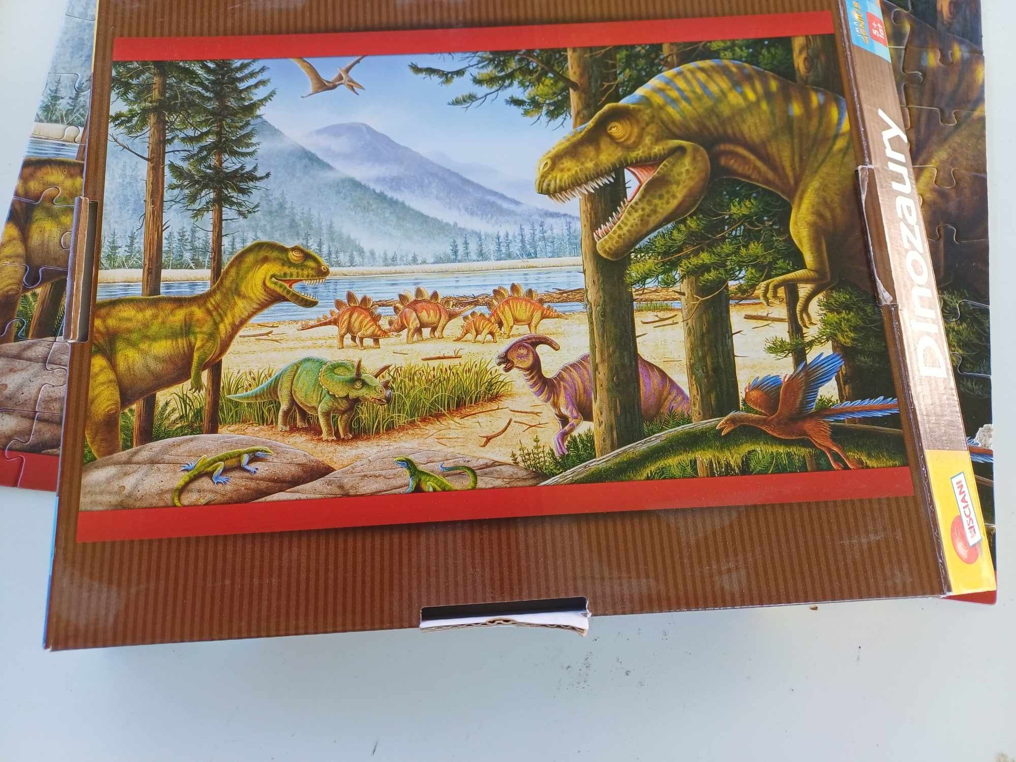 Puzzle z dinozaurami dinozaury Lisciani Dante 120 5+