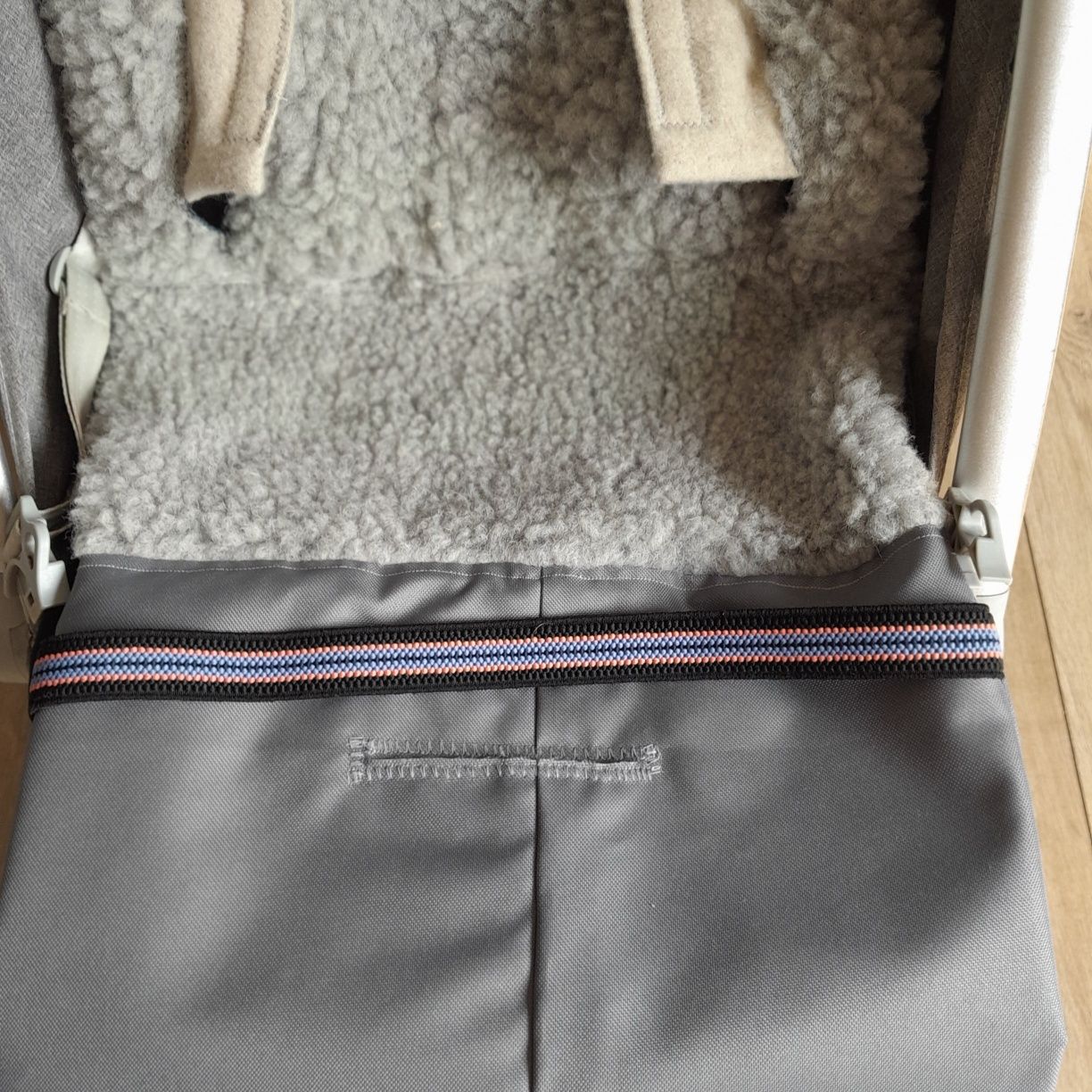 Wkładka do wózka, spacerówki, wełna 100%, merino,