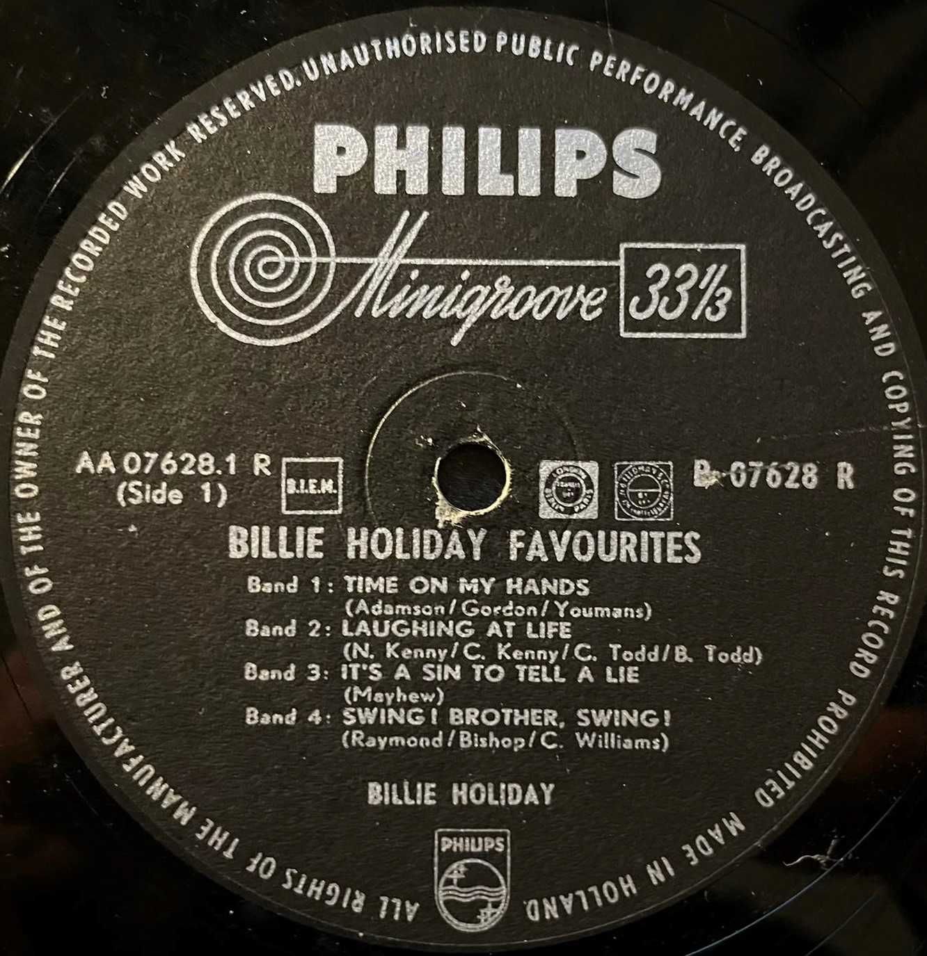 BILLIE HOLIDAY - LP Vinil 10" (RARO) 1954 jazz