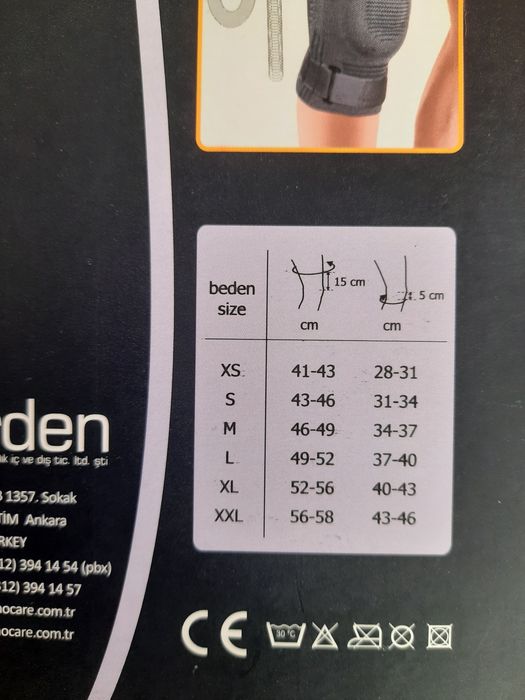 Наколенник Orthocare,р.S