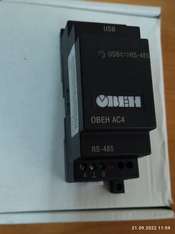 Овен АС4 перетворювач RS485 USB