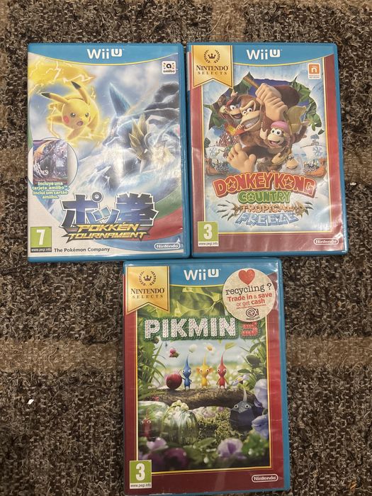 Jogos Wii U originais — completos com caixa e manual