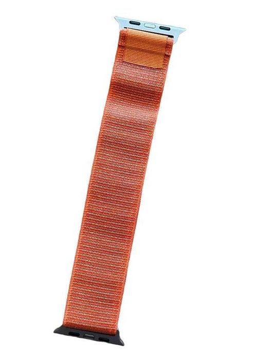 Apple Watch 42/44/45mm Opaska Pasek Materiałowy Pomarańcz kod 1804
