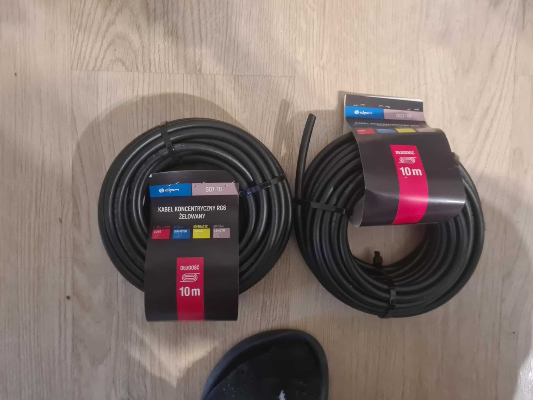 Przewód koncentryczny DPM Solid RG6 CU 10 m