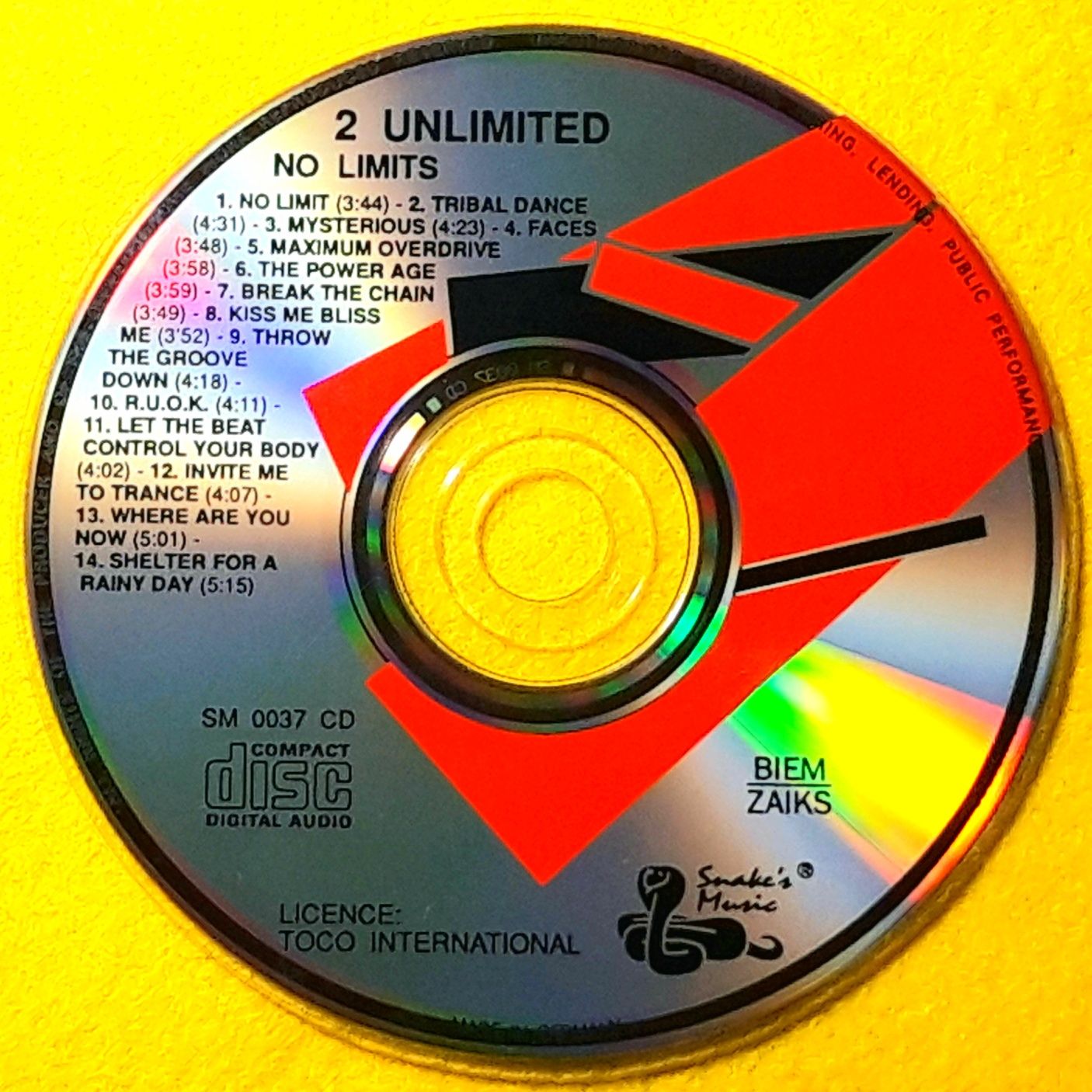 2 Unlimited – No Limits (CD, 1993)