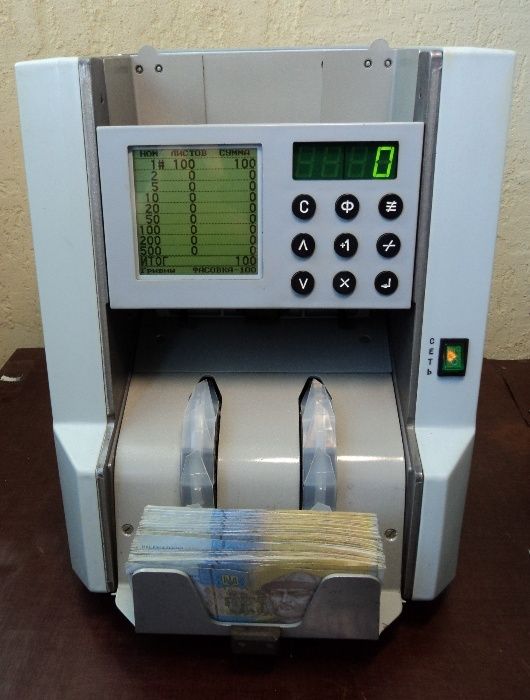 Лічильник банкнот,Счетчик банкнот Банкнота 1КУ, купюросчетная, денежно