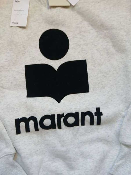 ISABEL MArant białe ubrania nowe unisex długie rękawy L